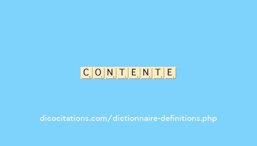 contente contente