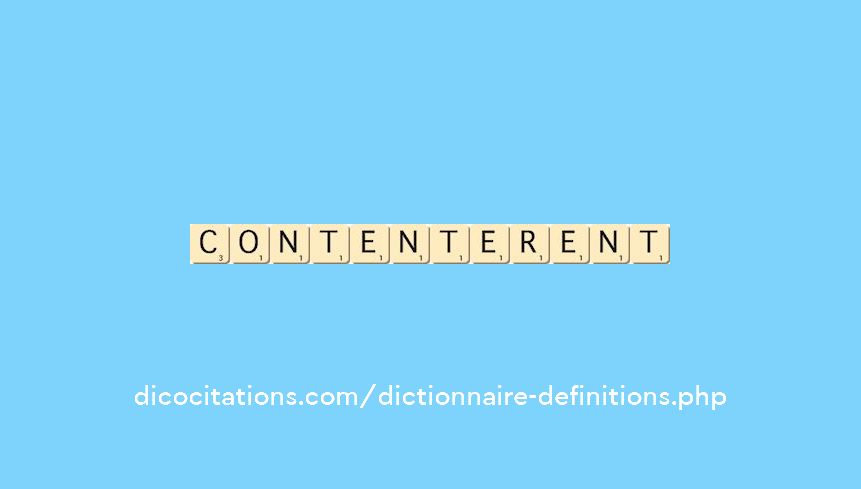 contenterent contenterent