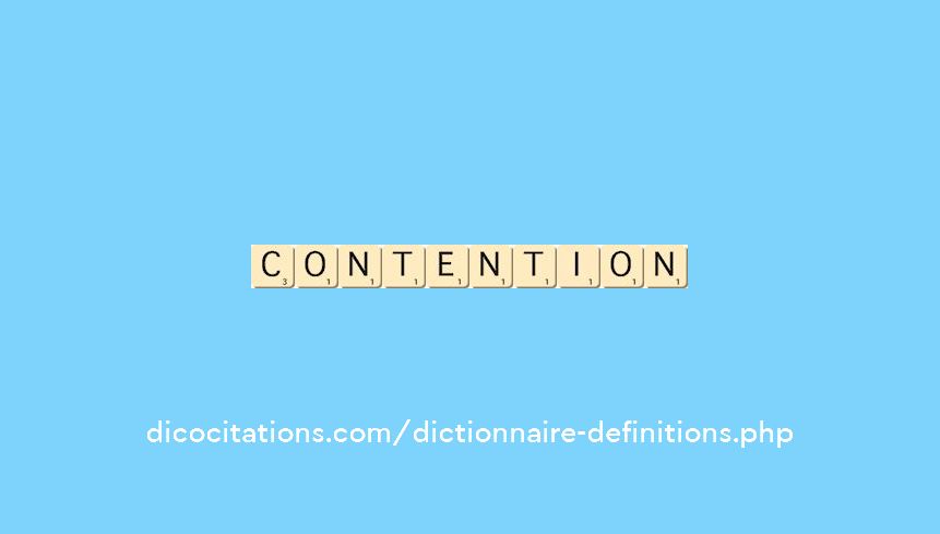 contention