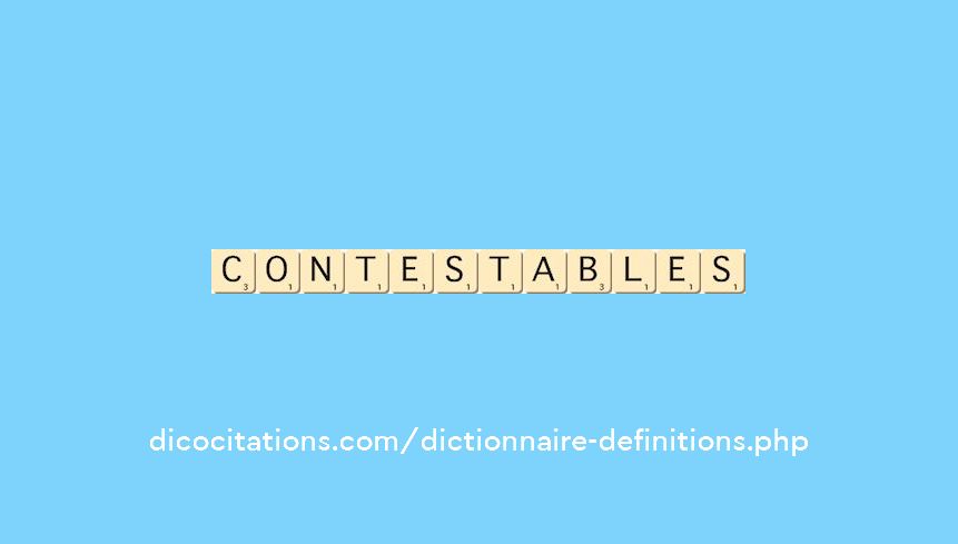 contestables contestables