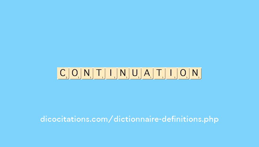 continuation