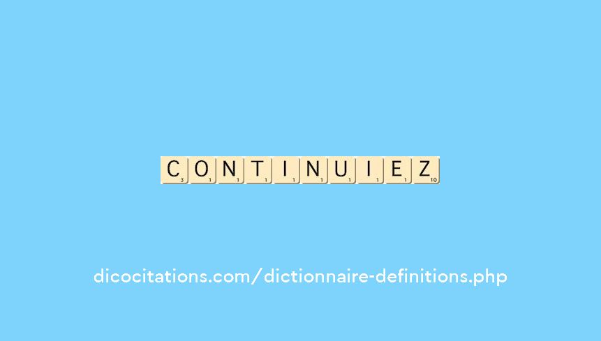 continuiez