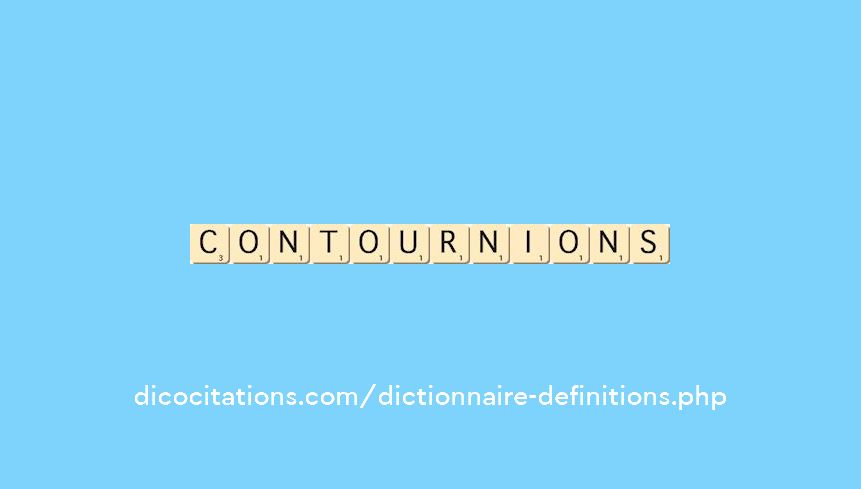 contournions contournions