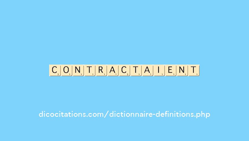 contractaient contractaient