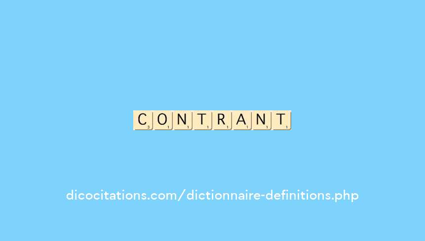 contrant contrant