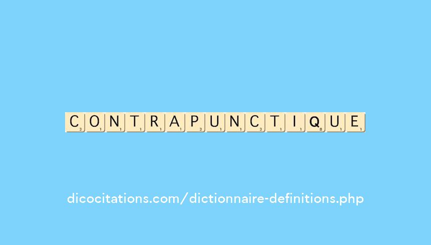contrapunctique contrapunctique