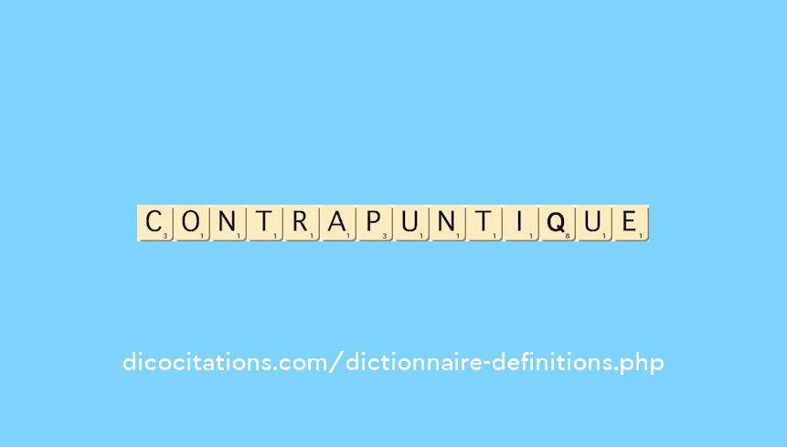 contrapuntique contrapuntique