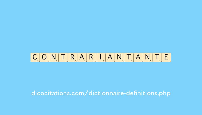 contrariant--ante