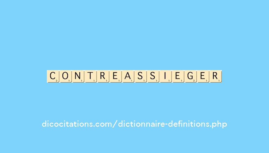 contre-assieger