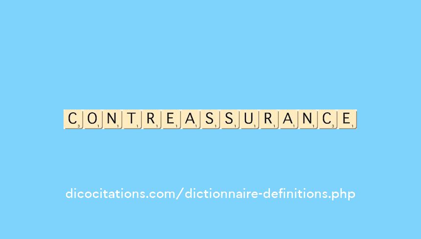 contre-assurance contre-assurance
