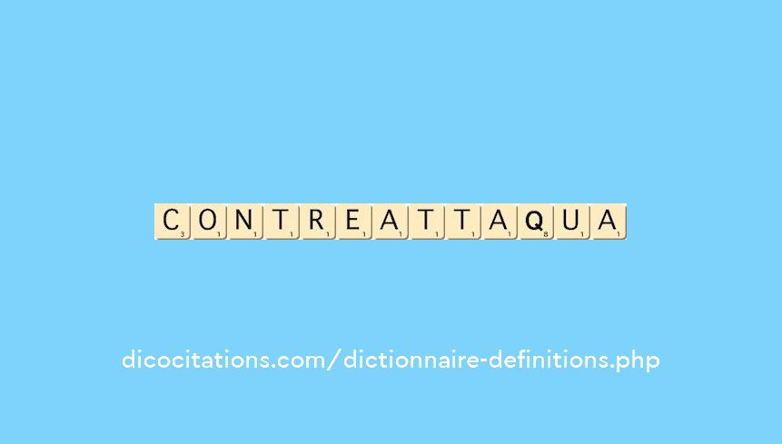 contre-attaqua