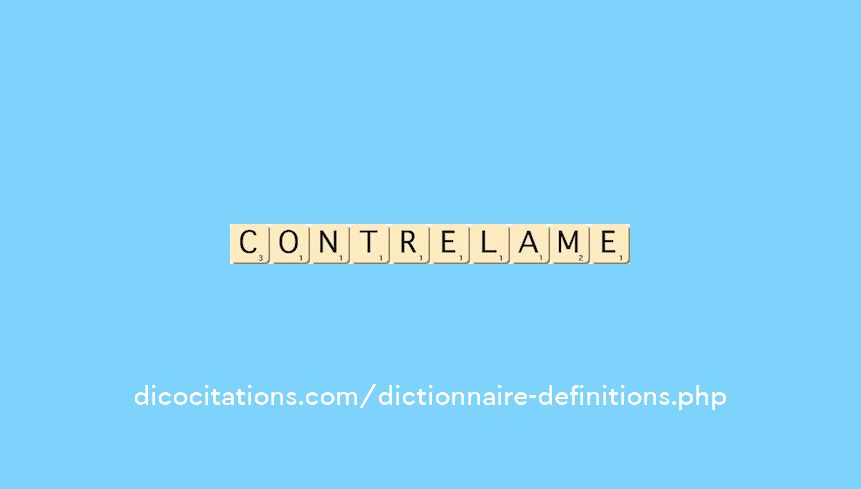 contre-lame contre-lame