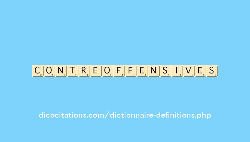 contre-offensives contre-offensives