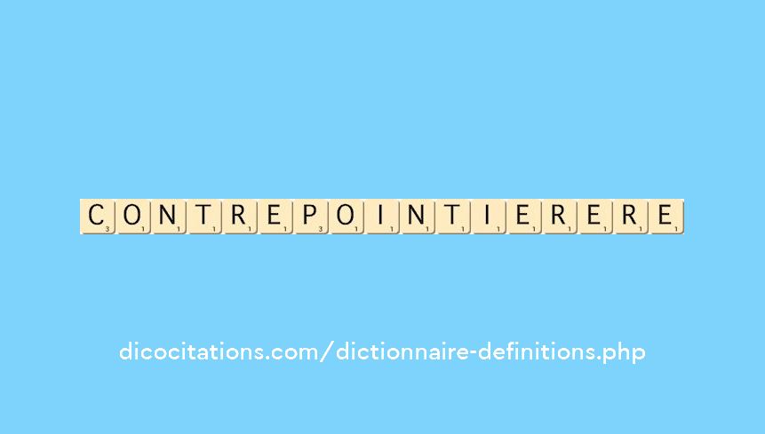contre-pointier--ere