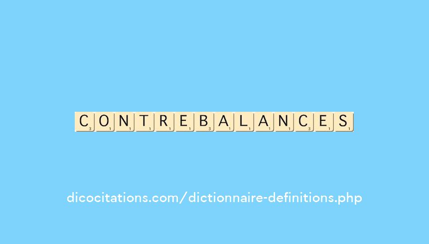contrebalances contrebalances