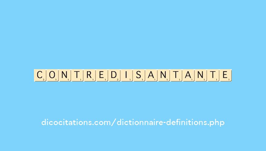 contredisant--ante
