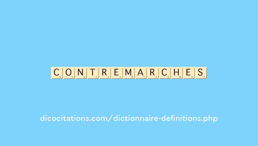 contremarches contremarches