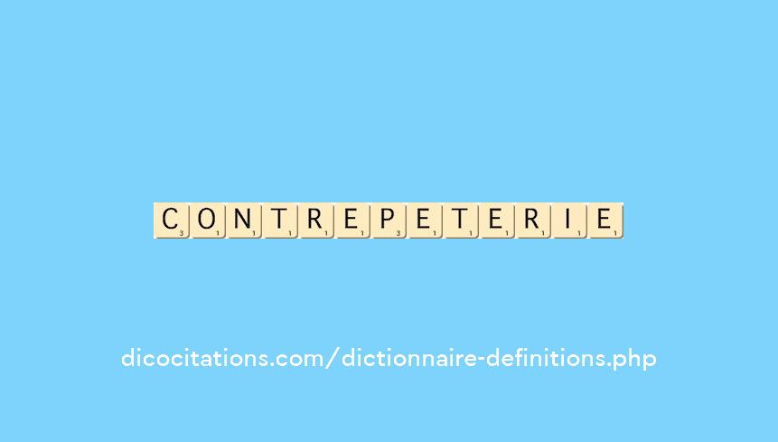 contrepeterie contrepeterie