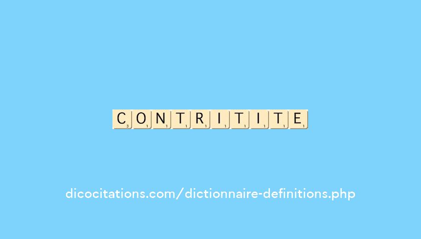 contrit--ite