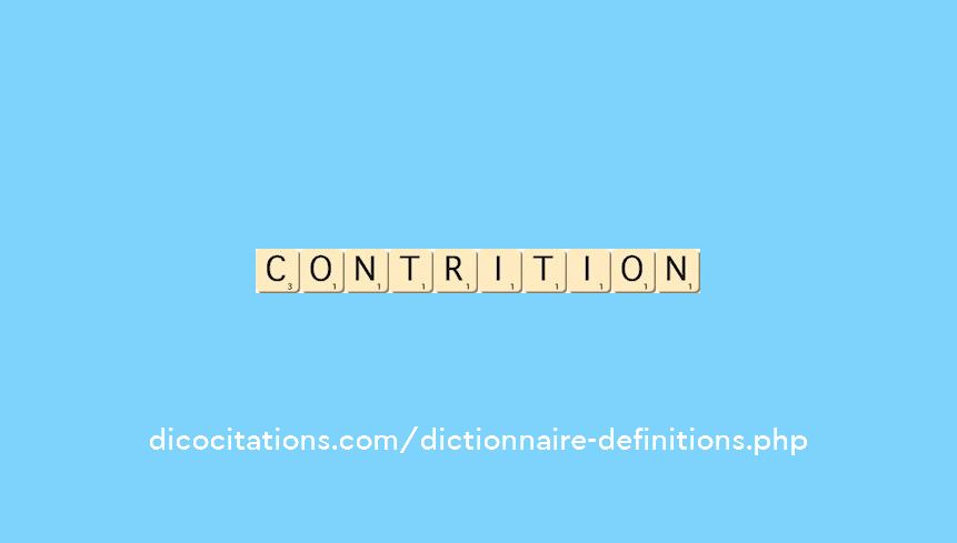 contrition