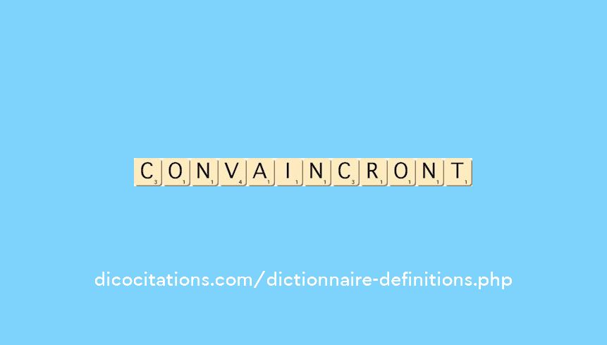 convaincront convaincront