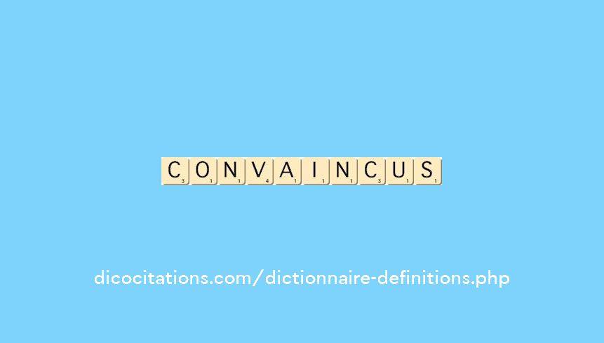 convaincus convaincus
