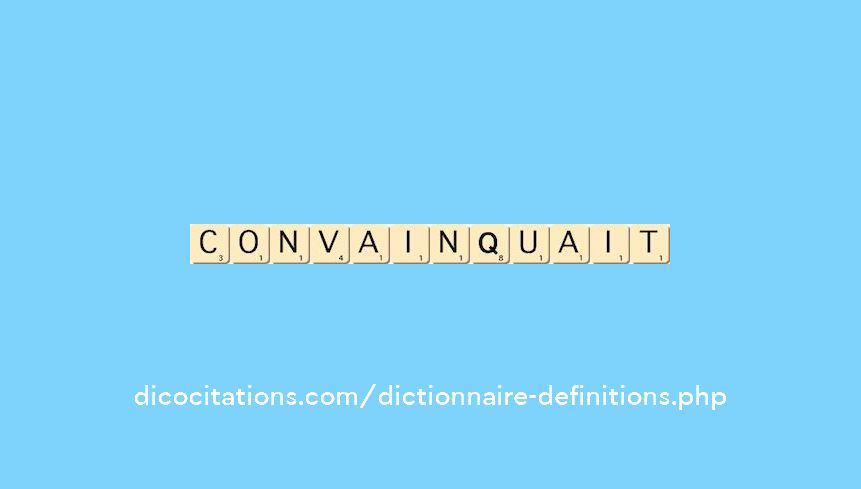 convainquait convainquait