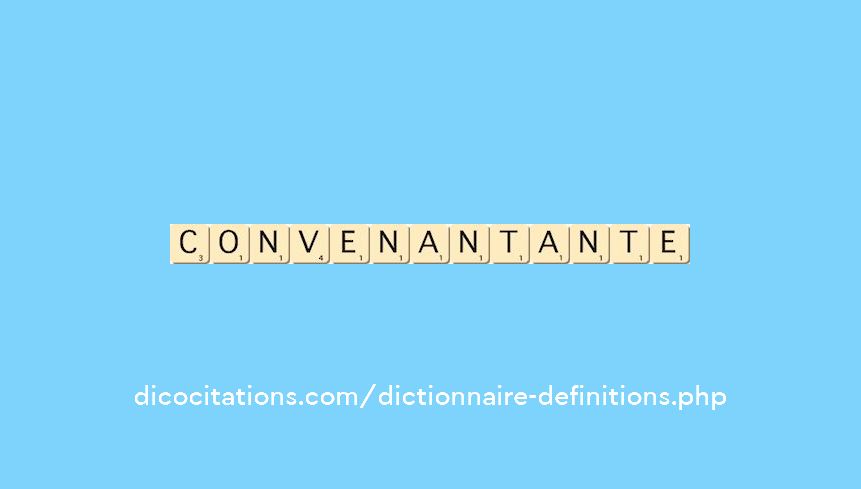 convenant--ante