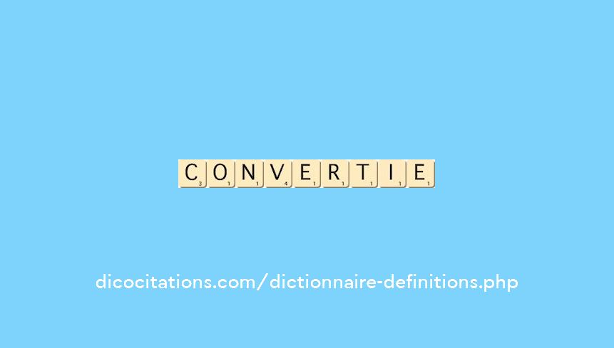 convertie convertie