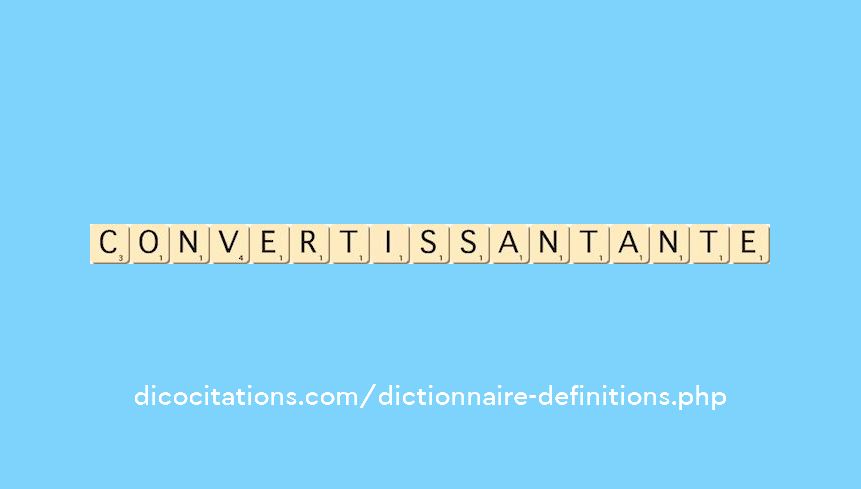 convertissant--ante