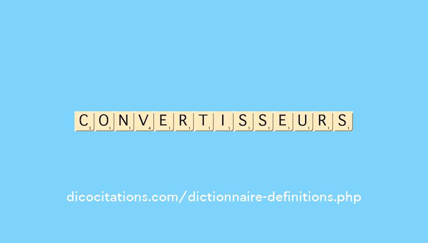 convertisseurs
