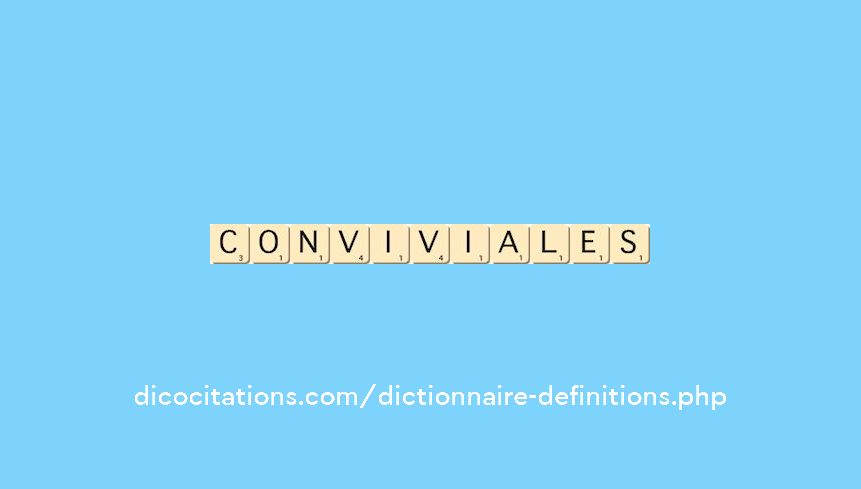 conviviales conviviales