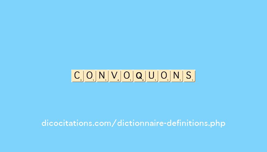 convoquons