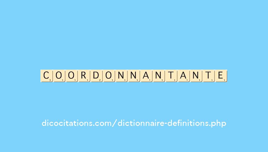 coordonnant--ante
