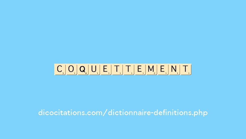 coquettement coquettement