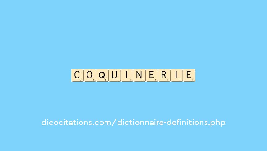 coquinerie coquinerie