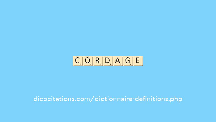 cordage