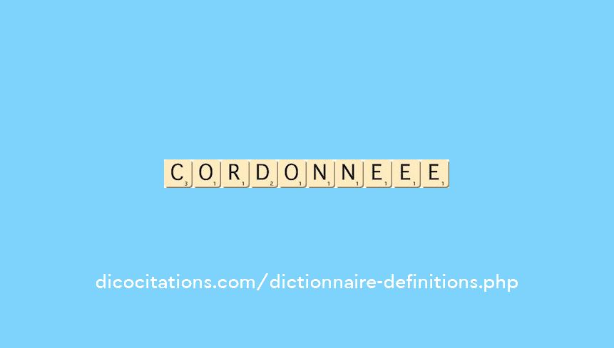 cordonne--ee