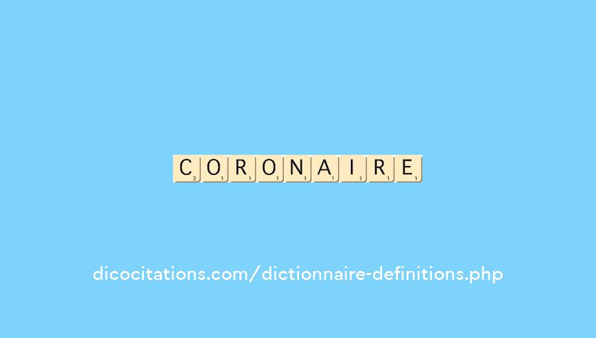 coronaire coronaire