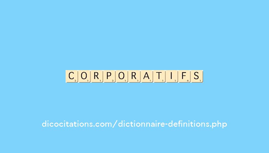 corporatifs corporatifs