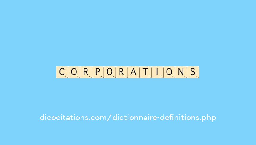 corporations