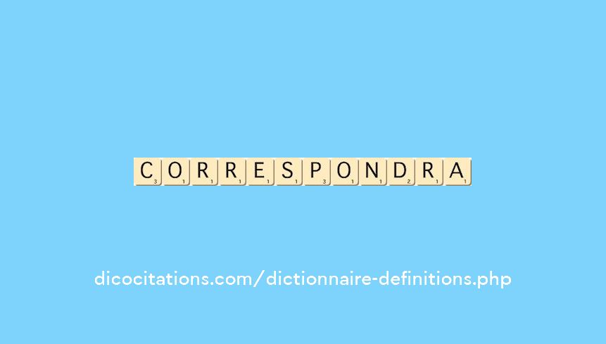 correspondra correspondra