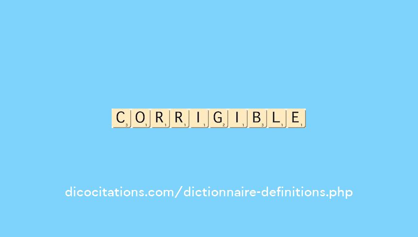 corrigible