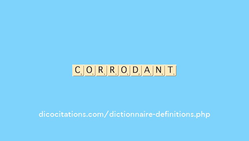 corrodant corrodant