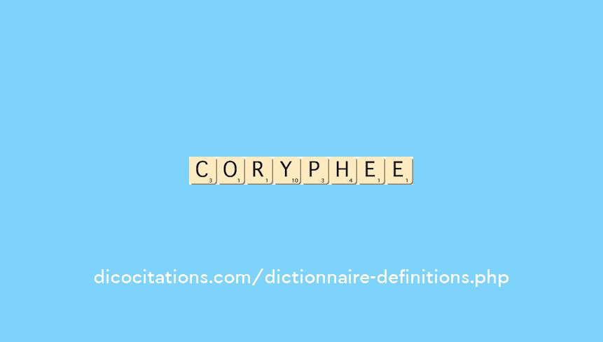 coryphee