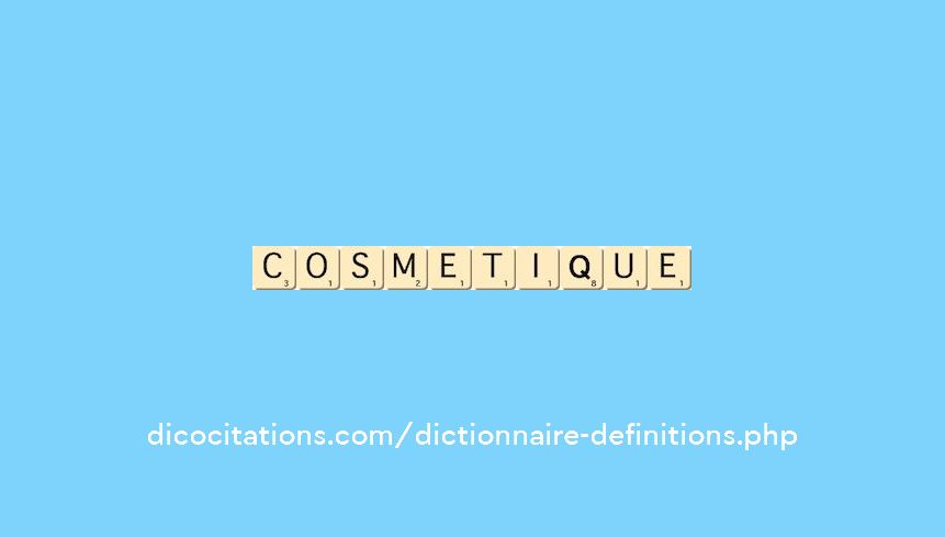 cosmetique cosmetique