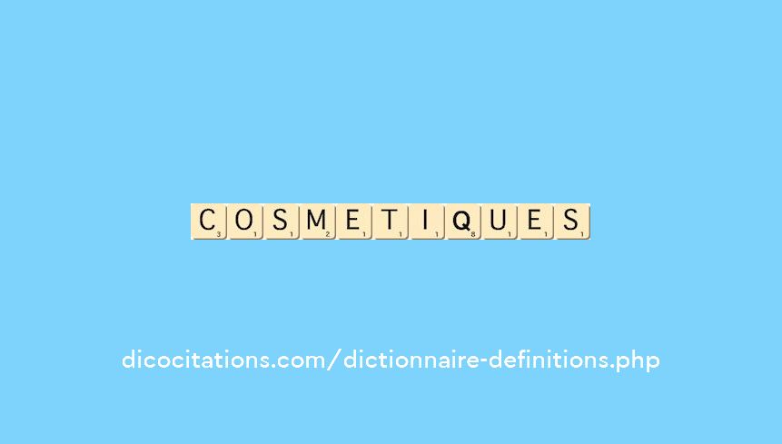 cosmetiques cosmetiques
