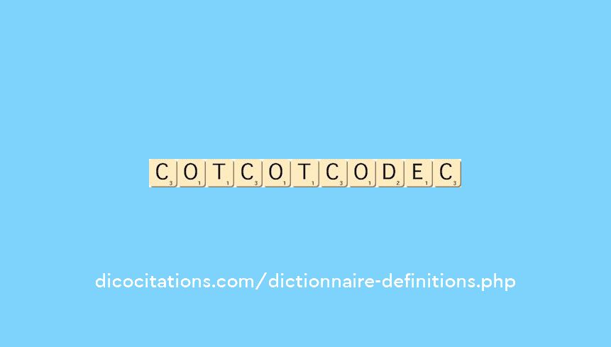 cot-cot-codec cot-cot-codec