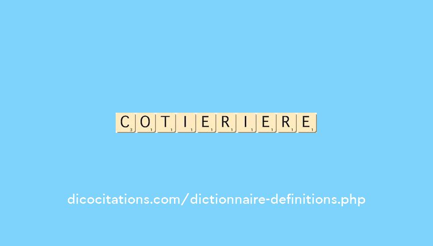 cotier--iere