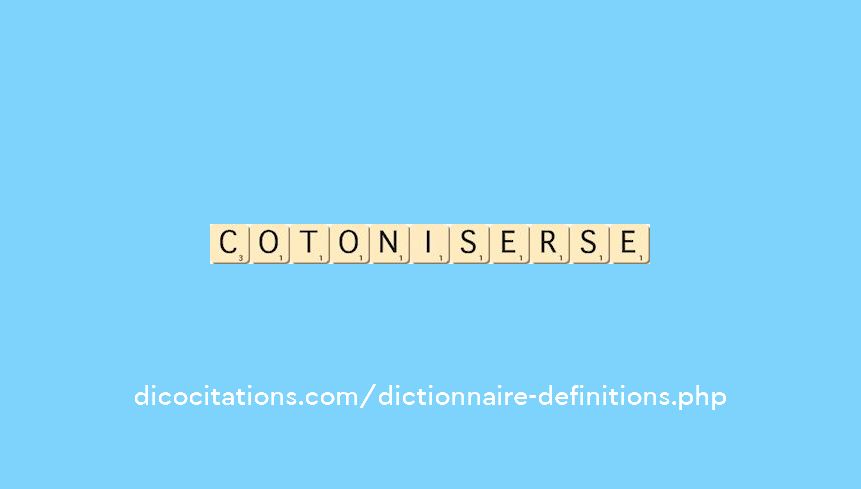 cotoniser--se-
